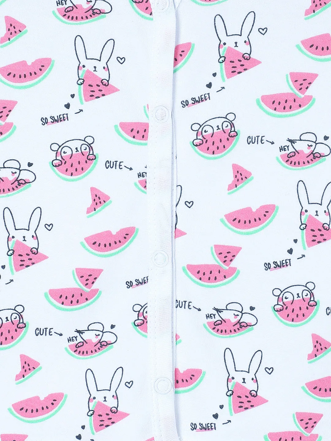 Newborn and Infant Pajama Set Combo of 3: Summer Melon-Berry Bites-Mango Mia
