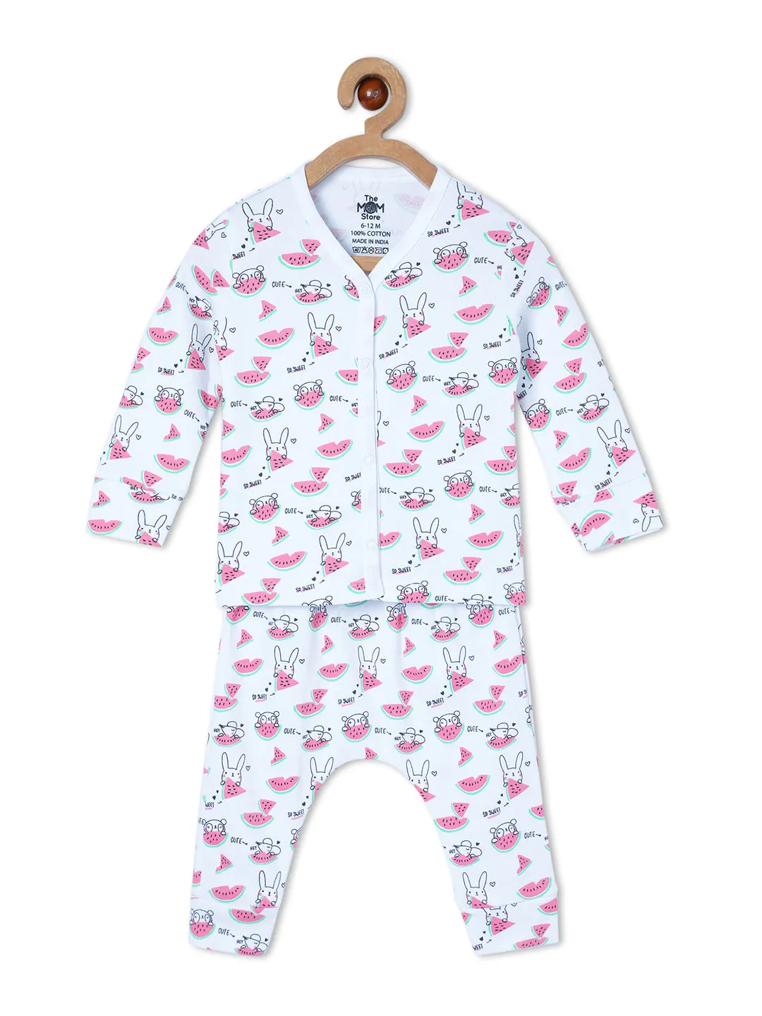 Newborn and Infant Pajama Set Combo of 3: Summer Melon-Berry Bites-Mango Mia