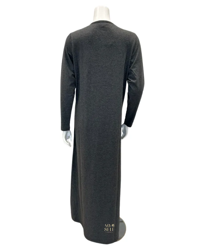 Nico Italy Grey Brush Stroke Cotton Nursing Nightgown