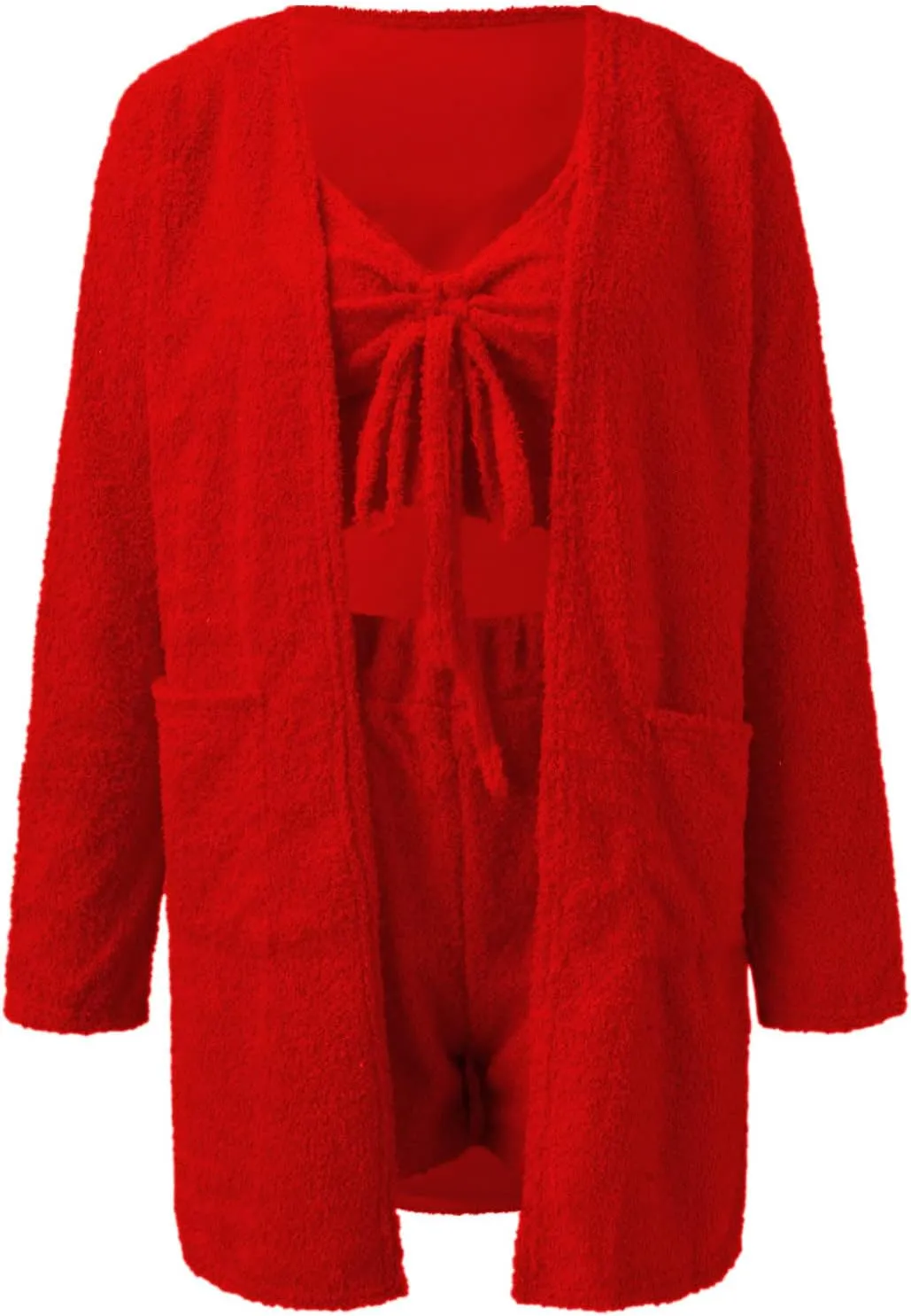 NLOMOCT Women's Robes Plush Womens Lightweight Bathrobe Soft Kimono Robes Terry Cloth Bathrobe Knee Length Bath Gown