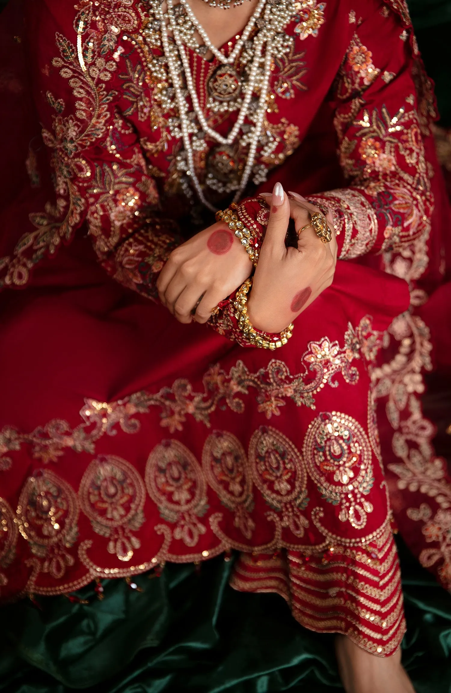 Noori By Emaan Adeel Unstitched 3 Piece Silk Formals Collection'2024-NR 08 Ulfat