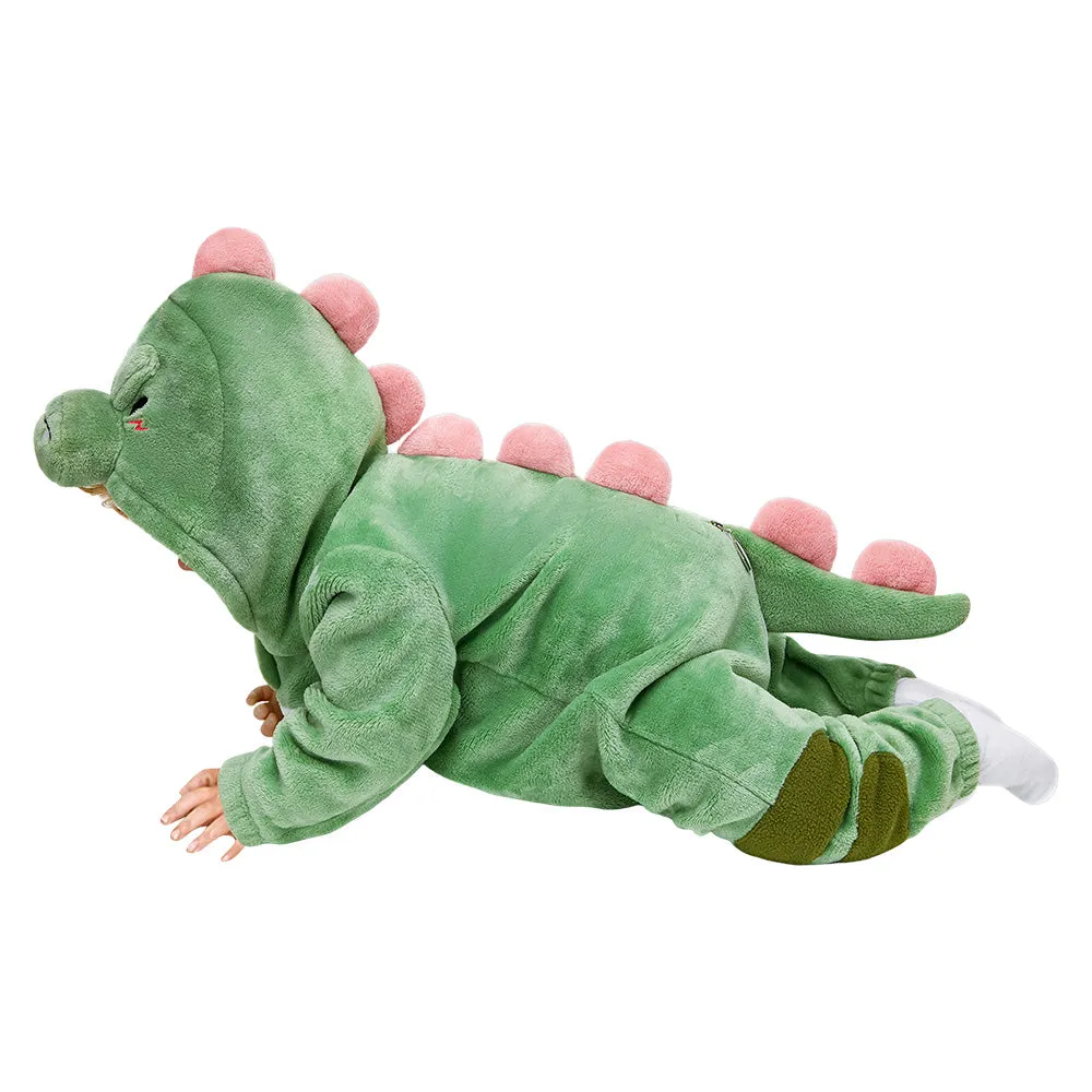 OLAOLA Baby's Dinosaur Animal Onesie Plush Soft Flannel Warm Home Pajamas One-Piece Sleepwear