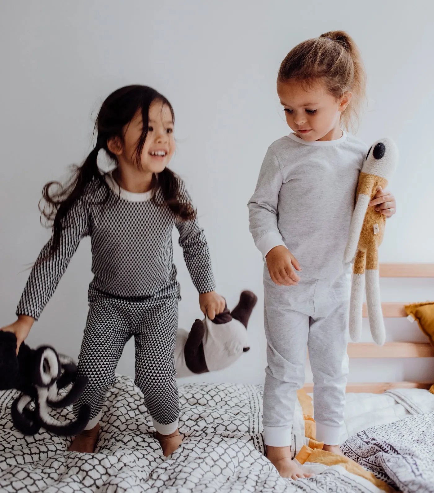 Organic Cotton Knit PJ Set - Greenwich