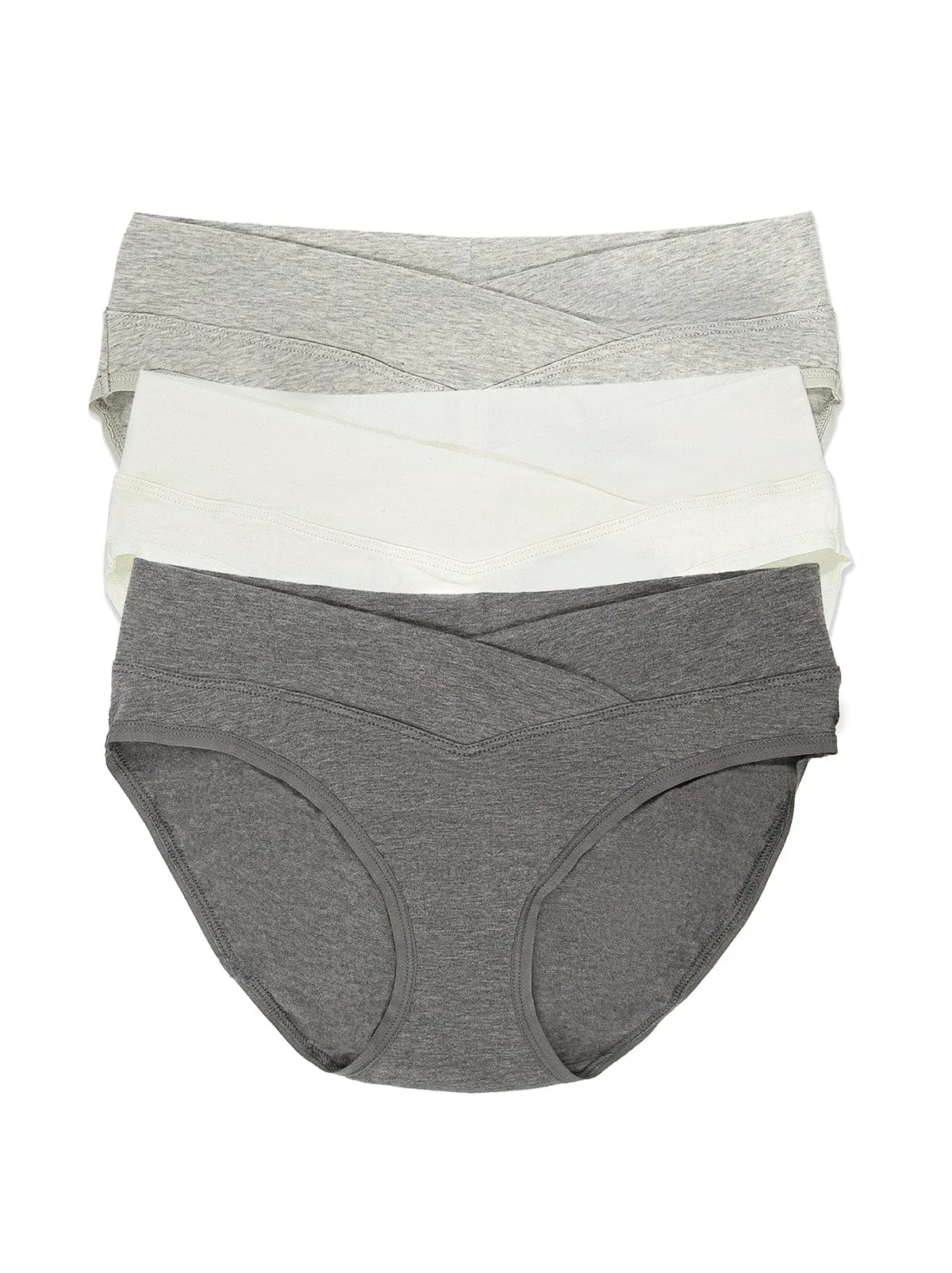 Organic Cotton Maternity Hipster Panty 3-Pack
