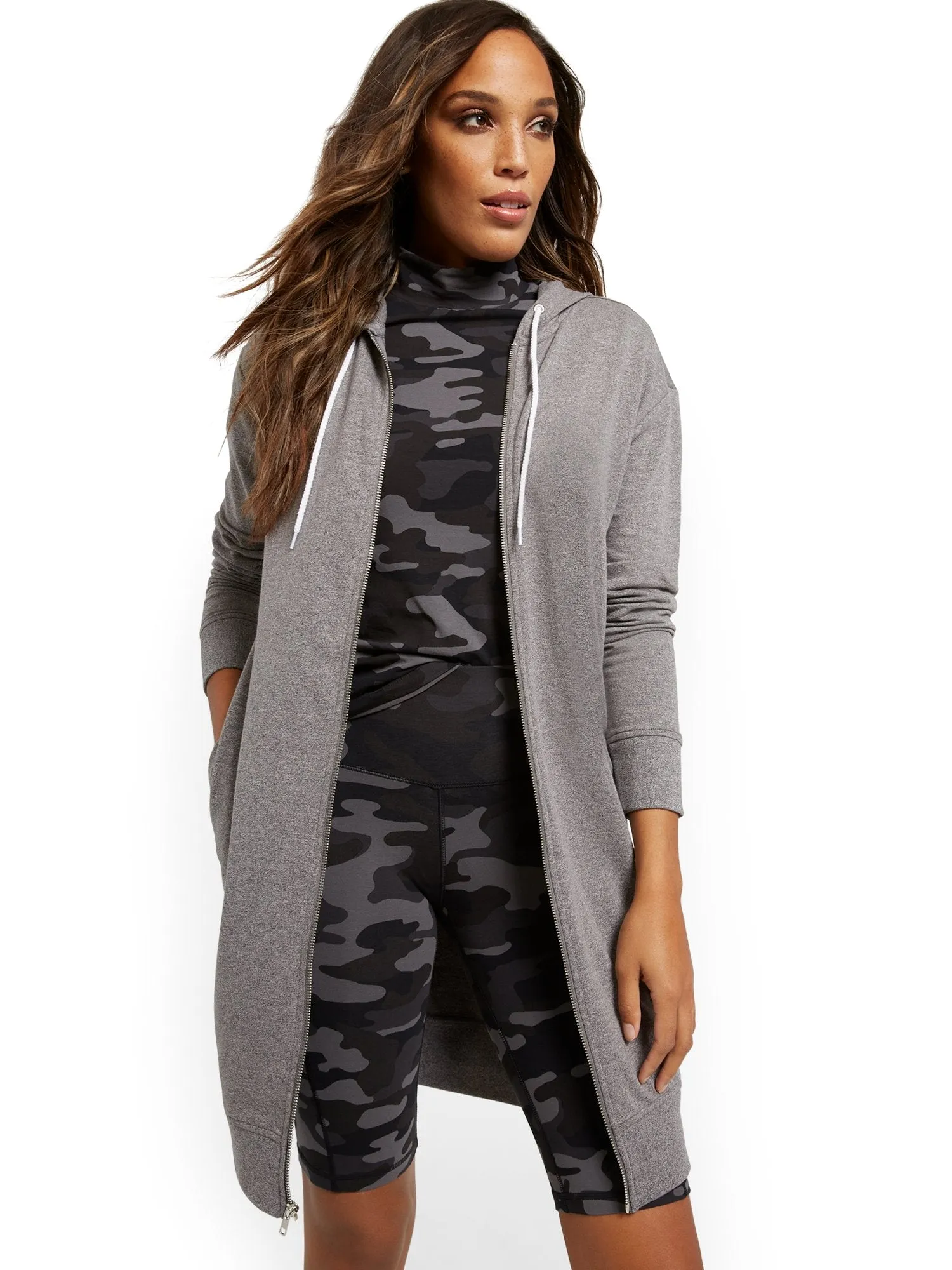 Oversized Zip-Up Hoodie