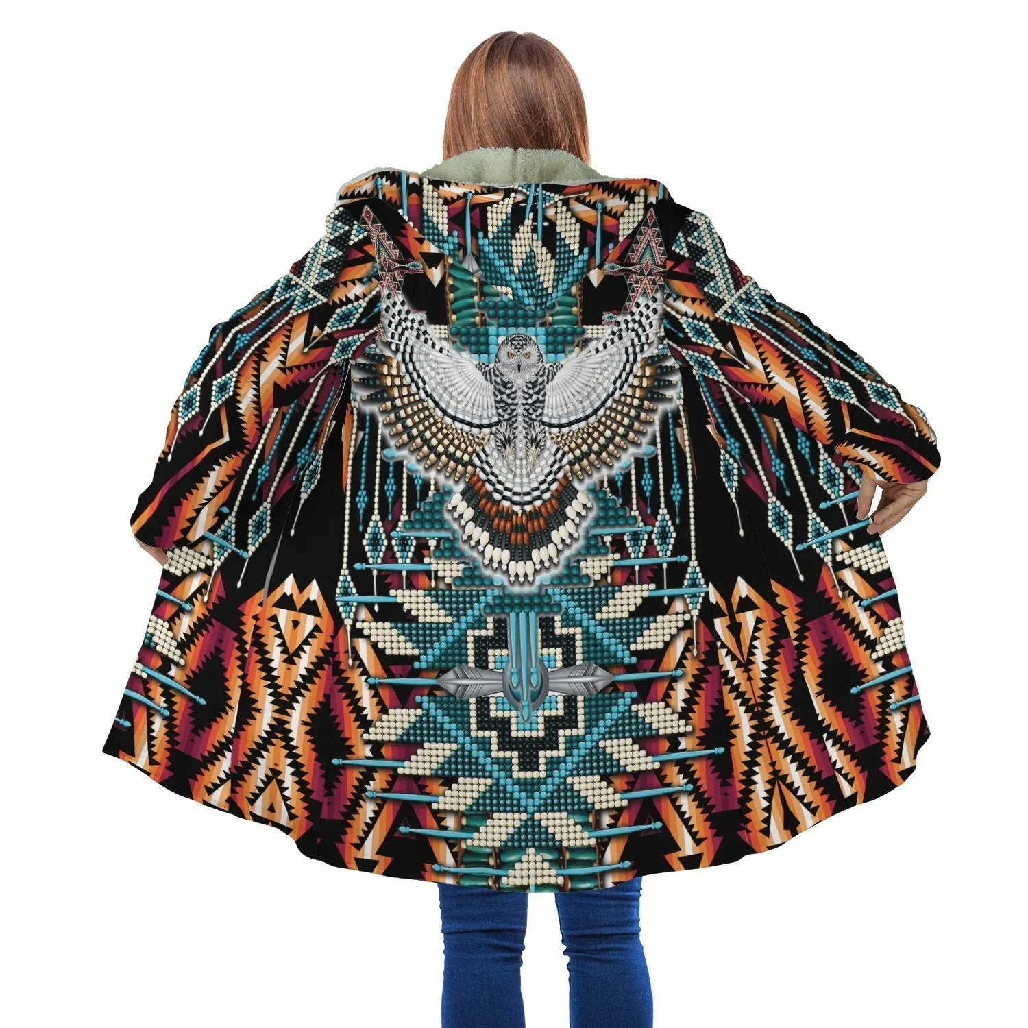 Owl Abtract Native Cloak WCS