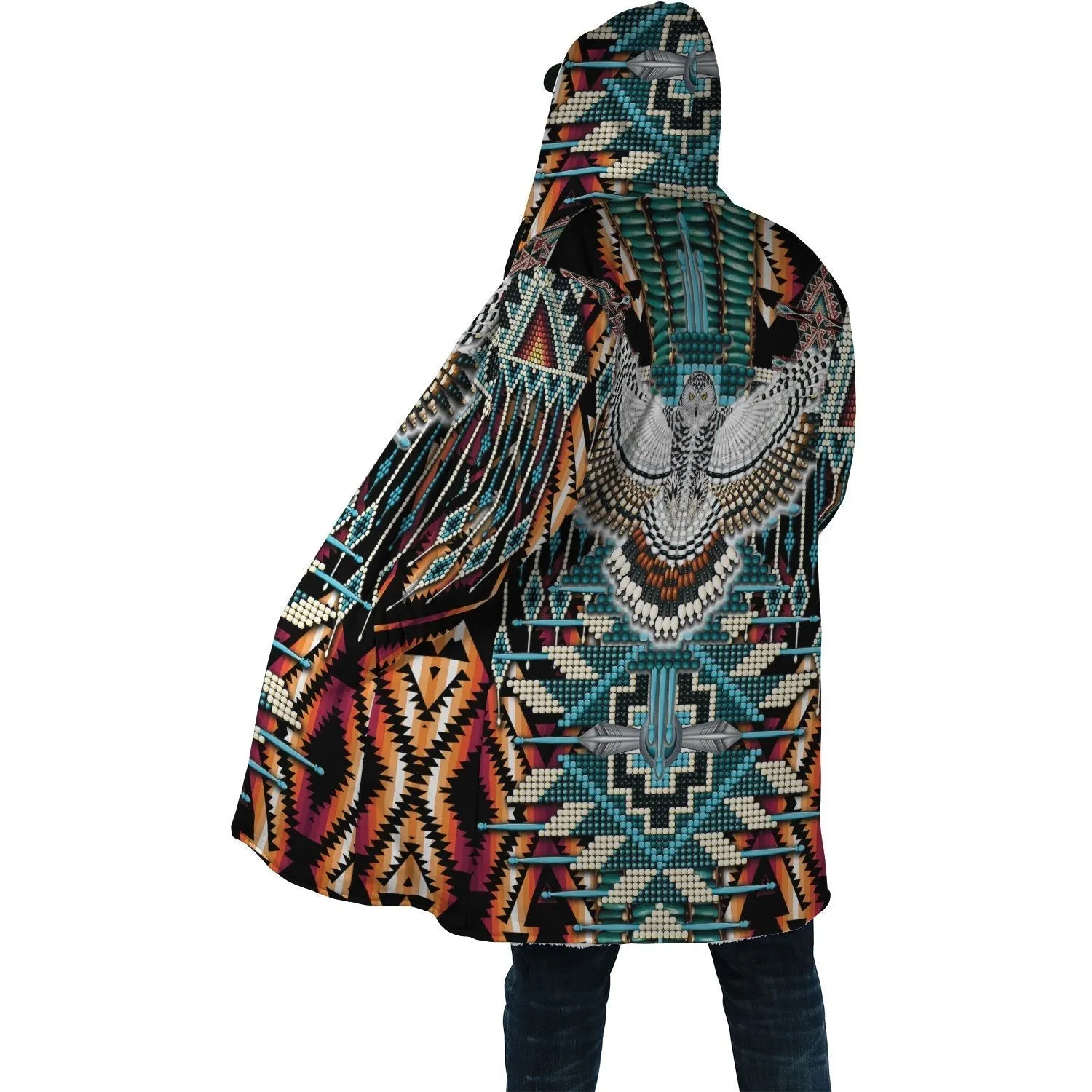 Owl Abtract Native Cloak WCS