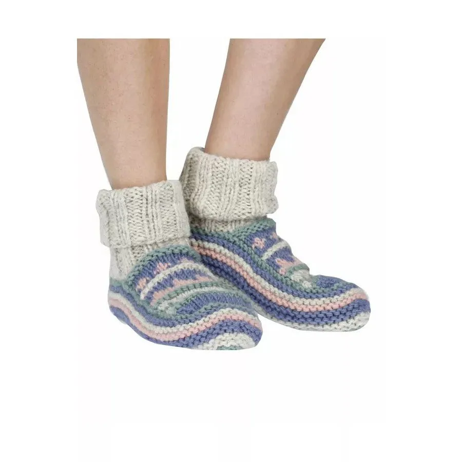 Pachamama Finisterre Oatmeal Lined Sofa Socks
