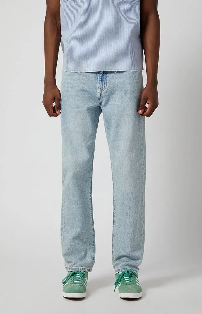 PacSun Men's Light Indigo Straight Jeans