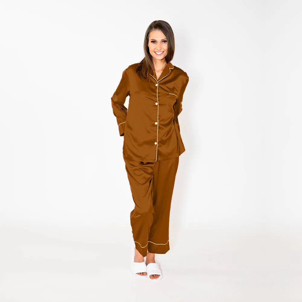 Pajama Pant Set - Gold