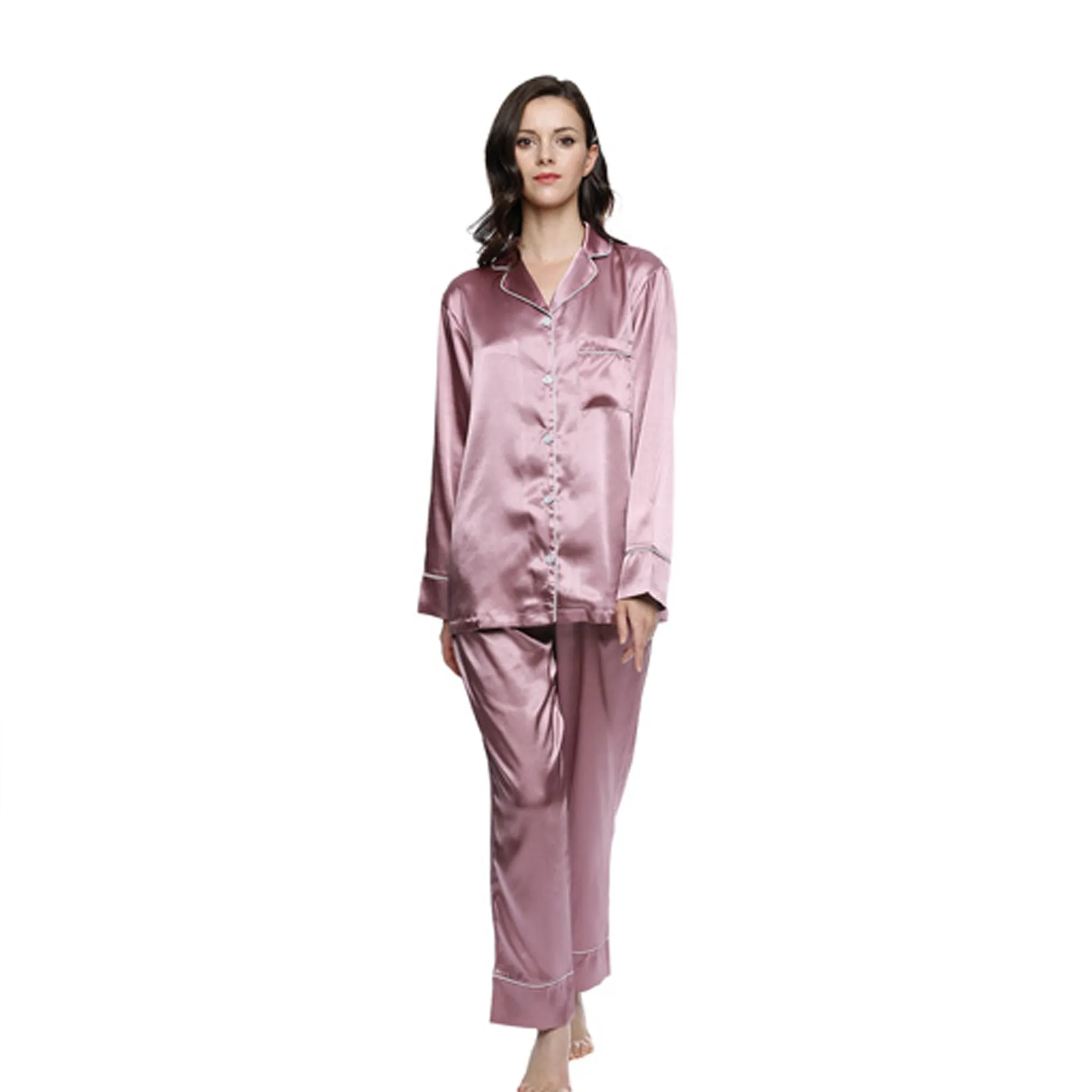 Pajama Pant Set - Mauve