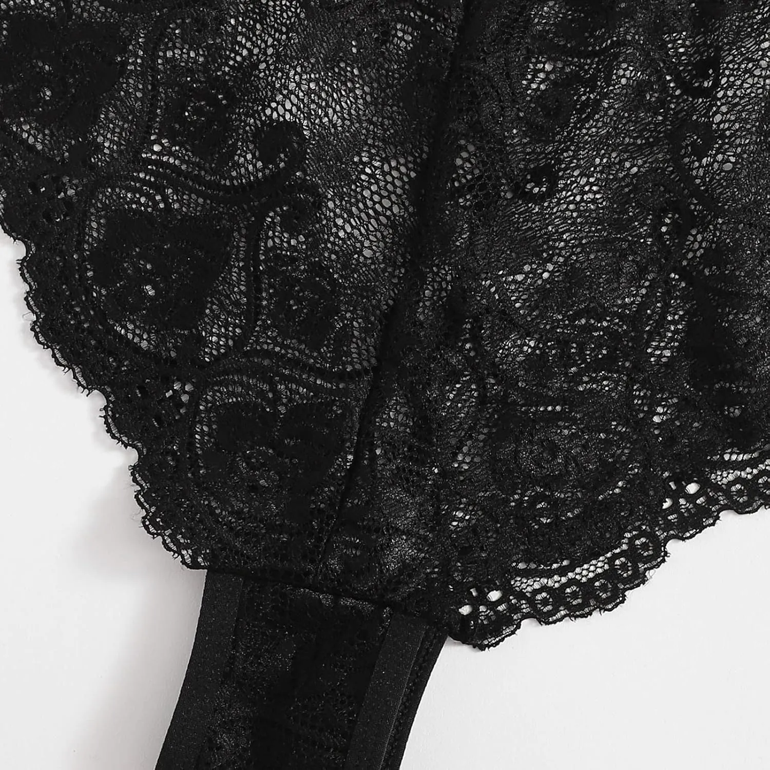 Pajamas for Women Set 4PCS Satin Pajamas Set Sexy Cami Top and Shorts Pj Sets Floral Lace Lingerie Sets with Robe