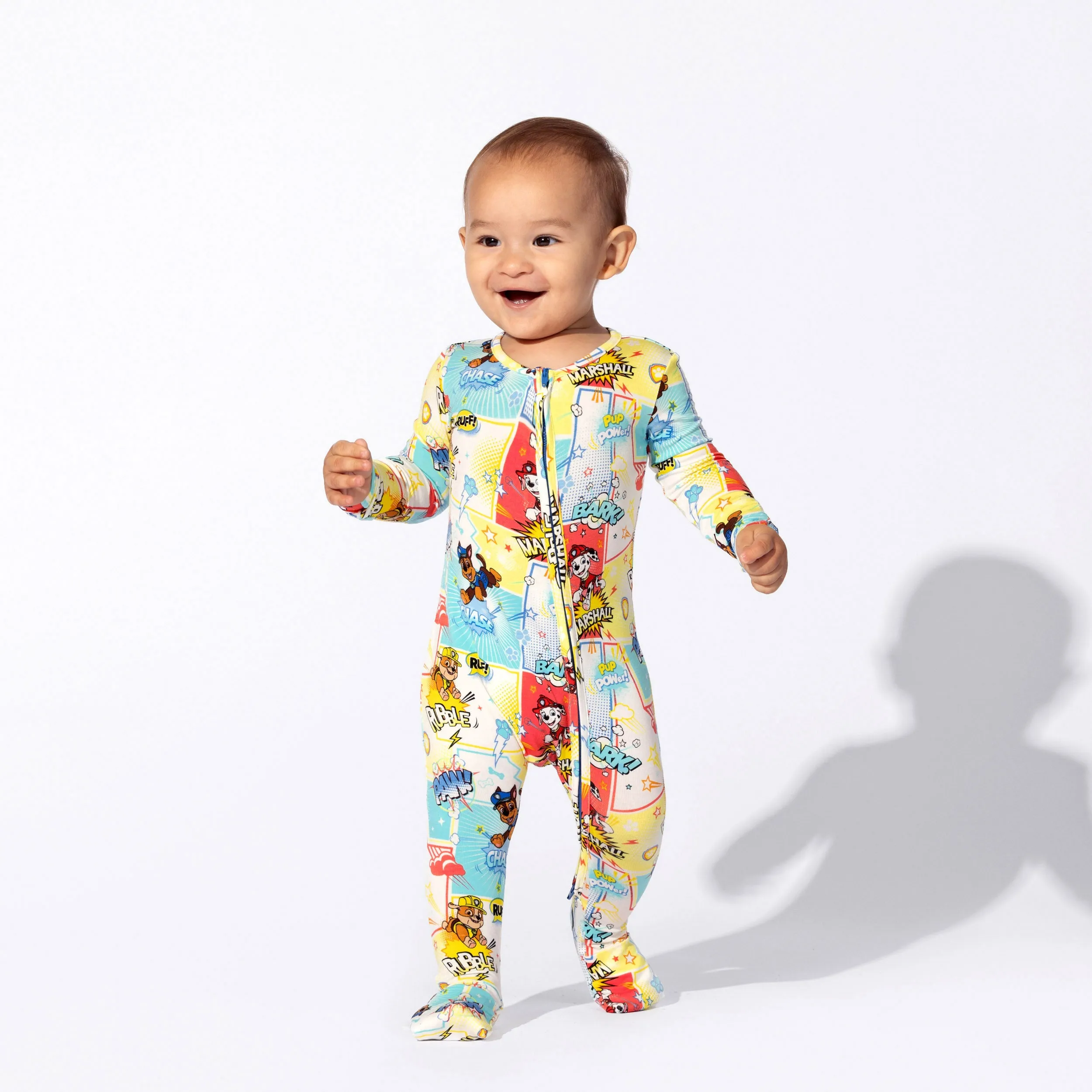 PAW Patrol: Comic Boy Pups Bamboo Convertible Footie