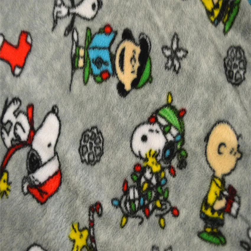 Peanuts Crew Fa La La Christmas Plus Size Pajama Set
