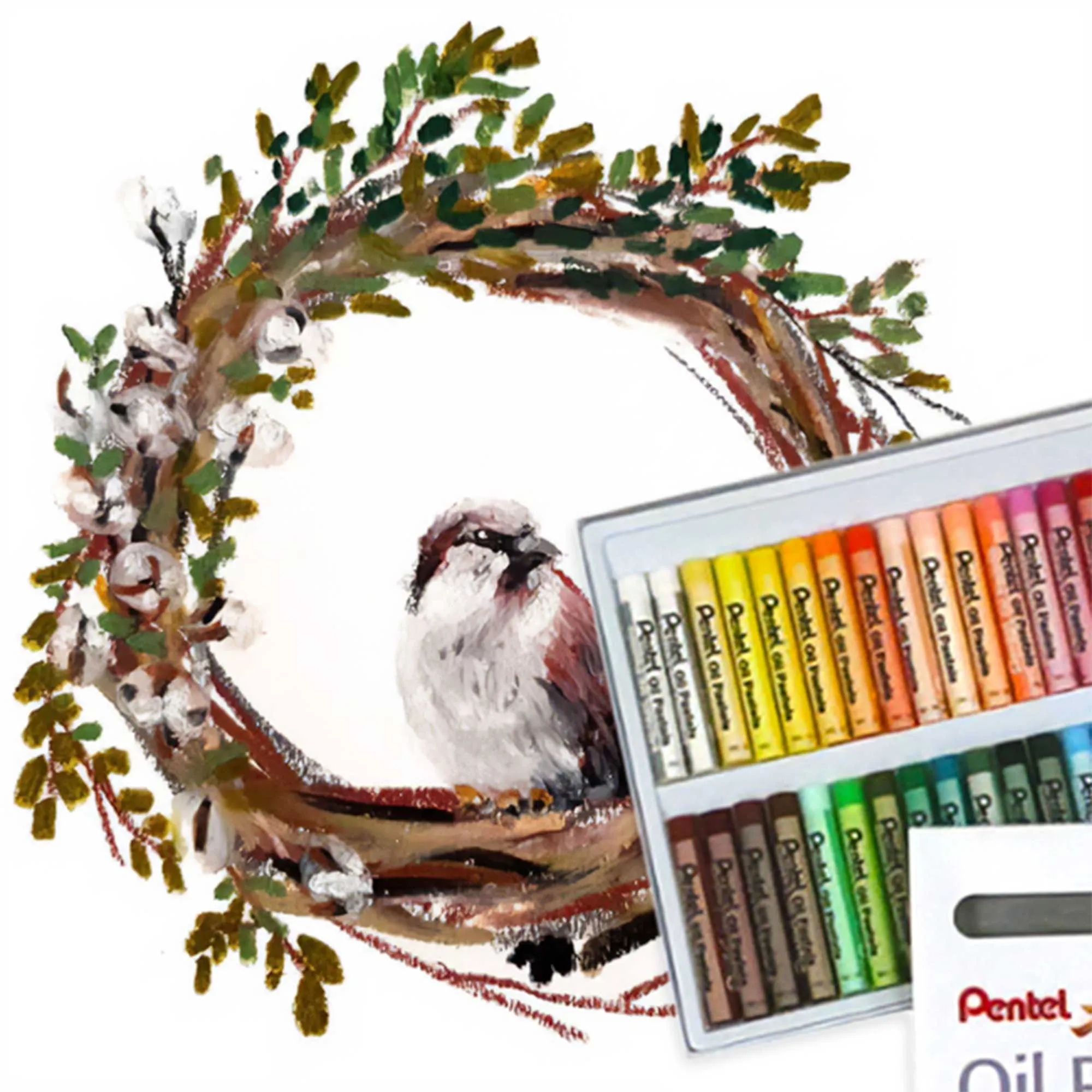 Pentel Arts Oil Pastels - Set of 50