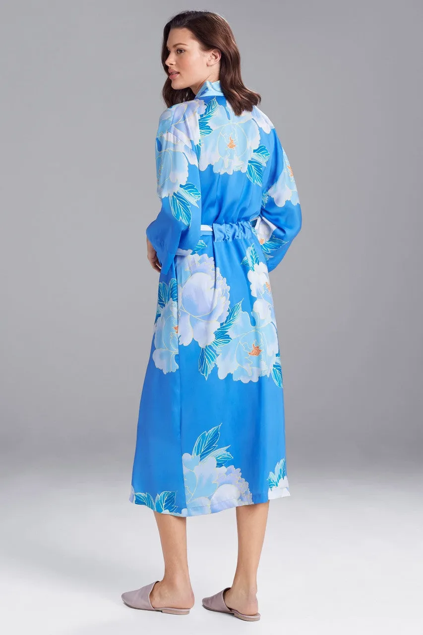 Peony Blossom Printed Robe