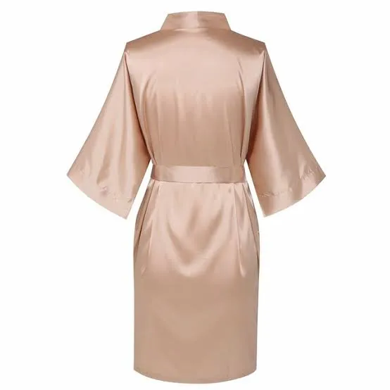 Personalised Satin Robe
