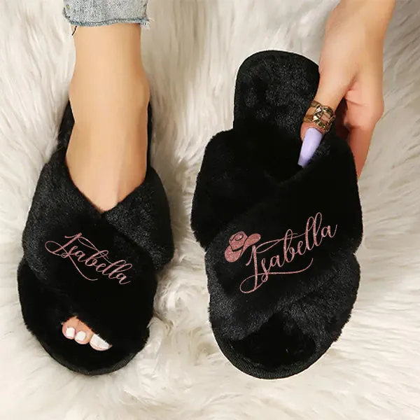 Personalized Mis Quince Charro Robes with Slippers Set