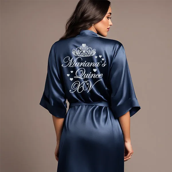 Personalized Mis Quince Robes with Date