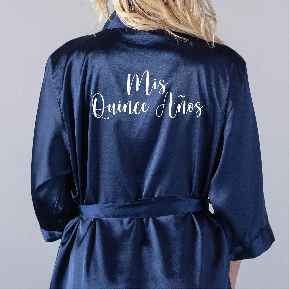 Personalized Quinceañera Satin Robes
