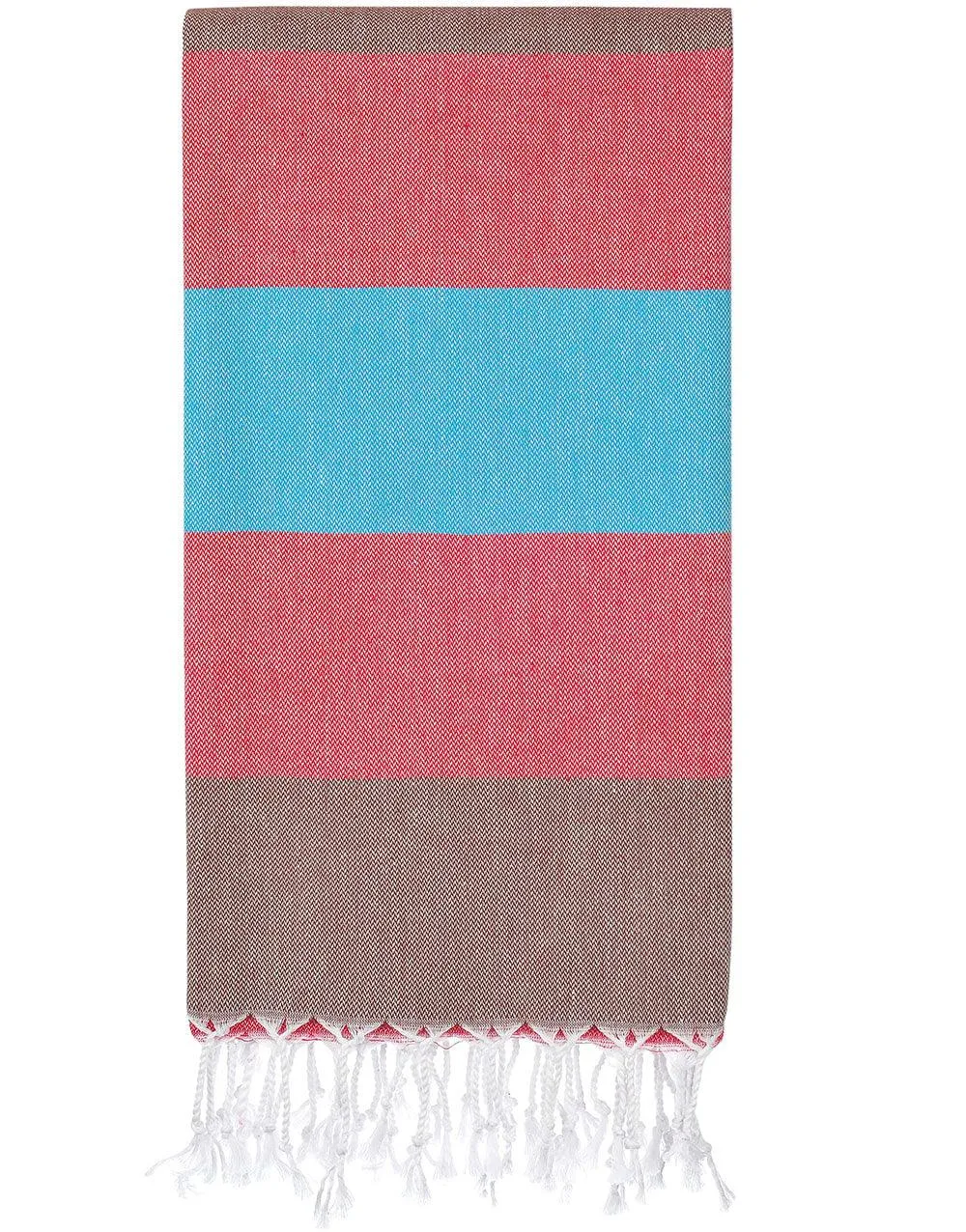 Personalized Wide Stripe Turkish Beach Towel