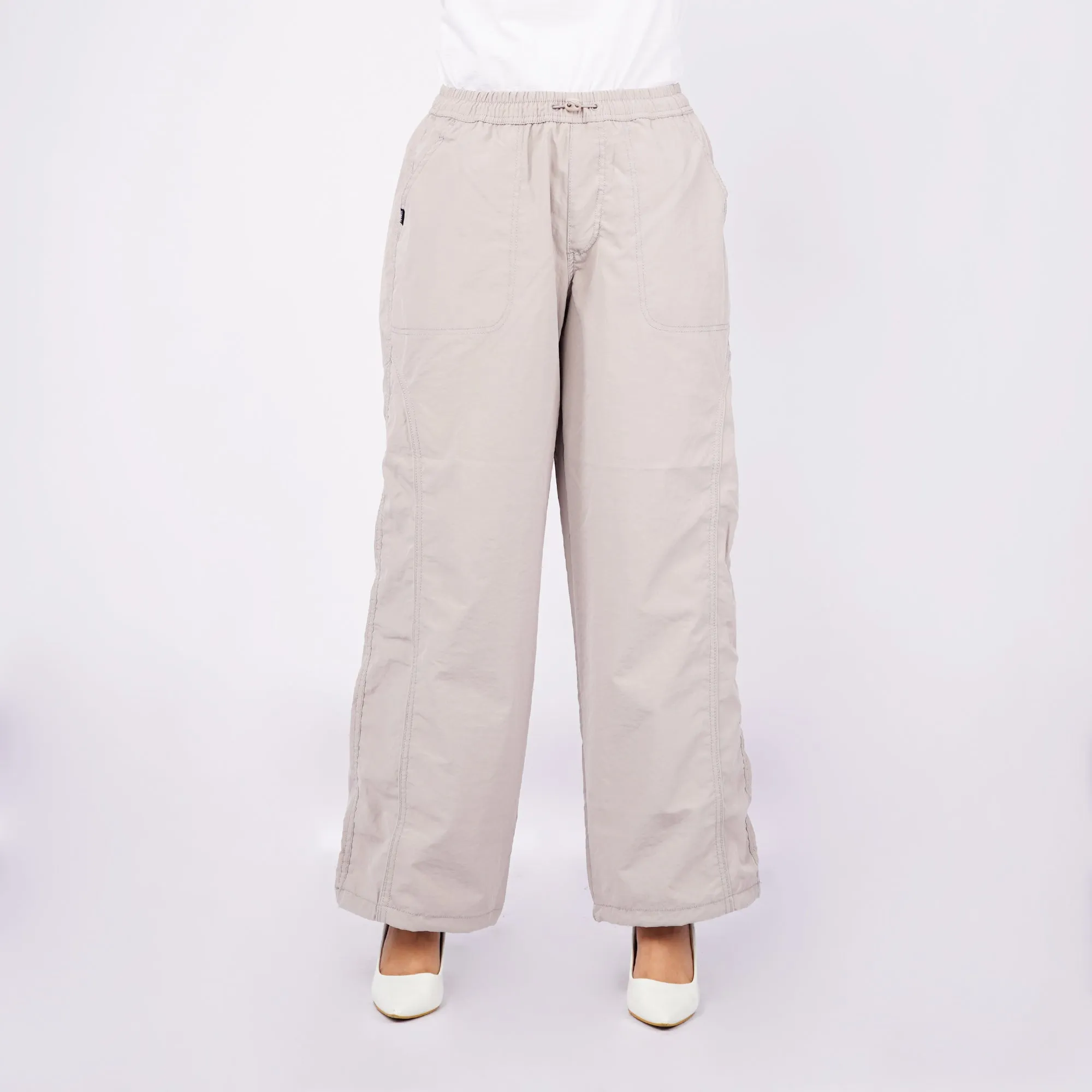 Petrol Ladies Basic Non-Denim Jogger Pants Rinse Wash Fabric 154365-U (Beige)