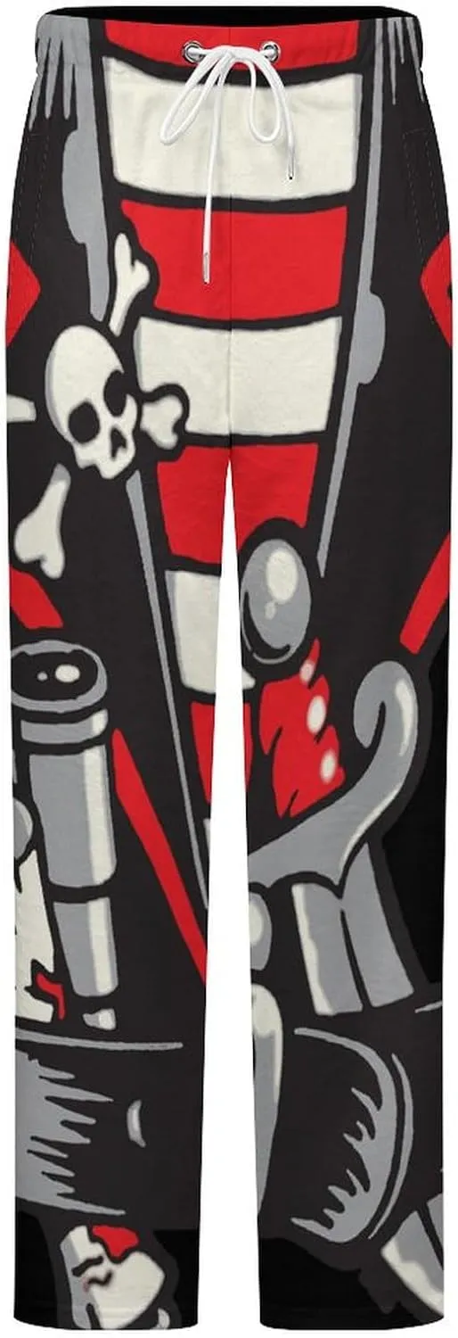 Pirate Women's Flannel Pajama Pants Fleece Lounge Sleep Bottoms PJ