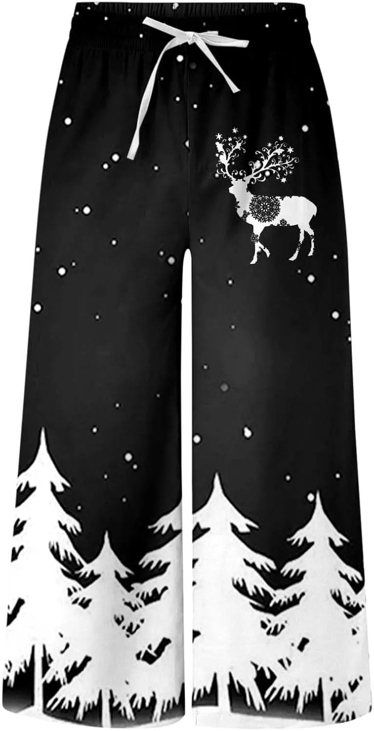 Pj Pants Christmas Trousers Men's Christmas Christmas Tree 3D Printed Casual Pants Jeans Pajama Pants Mens Mens Red