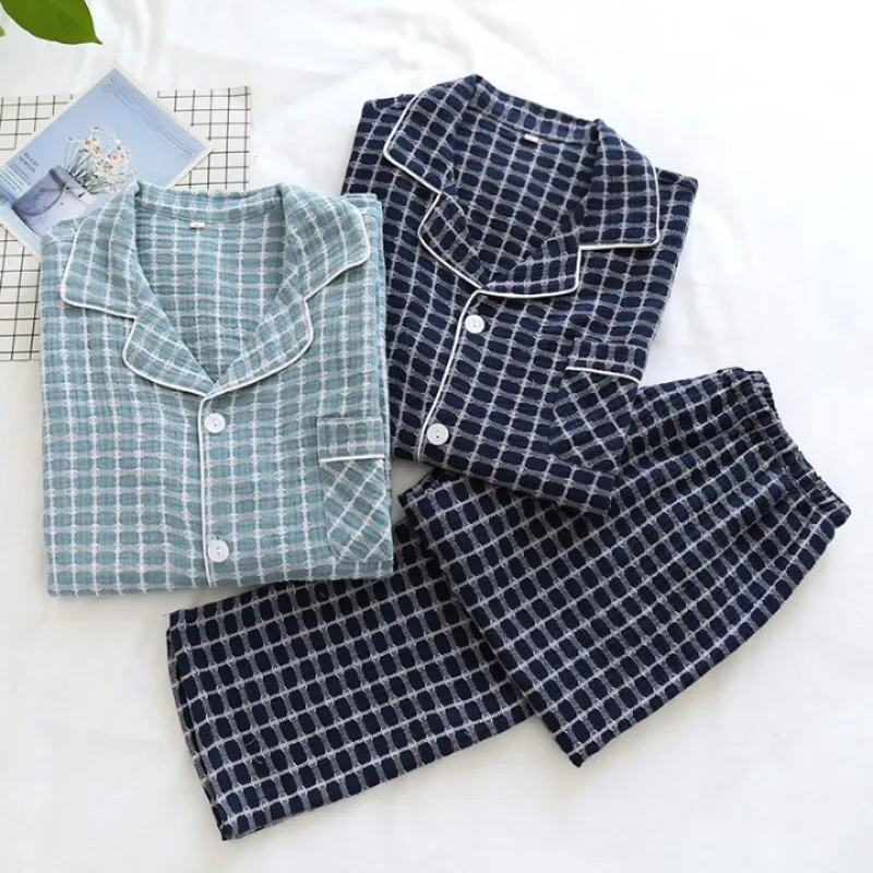 Plus Size Long-Sleeved Trousers Pajamas Suit