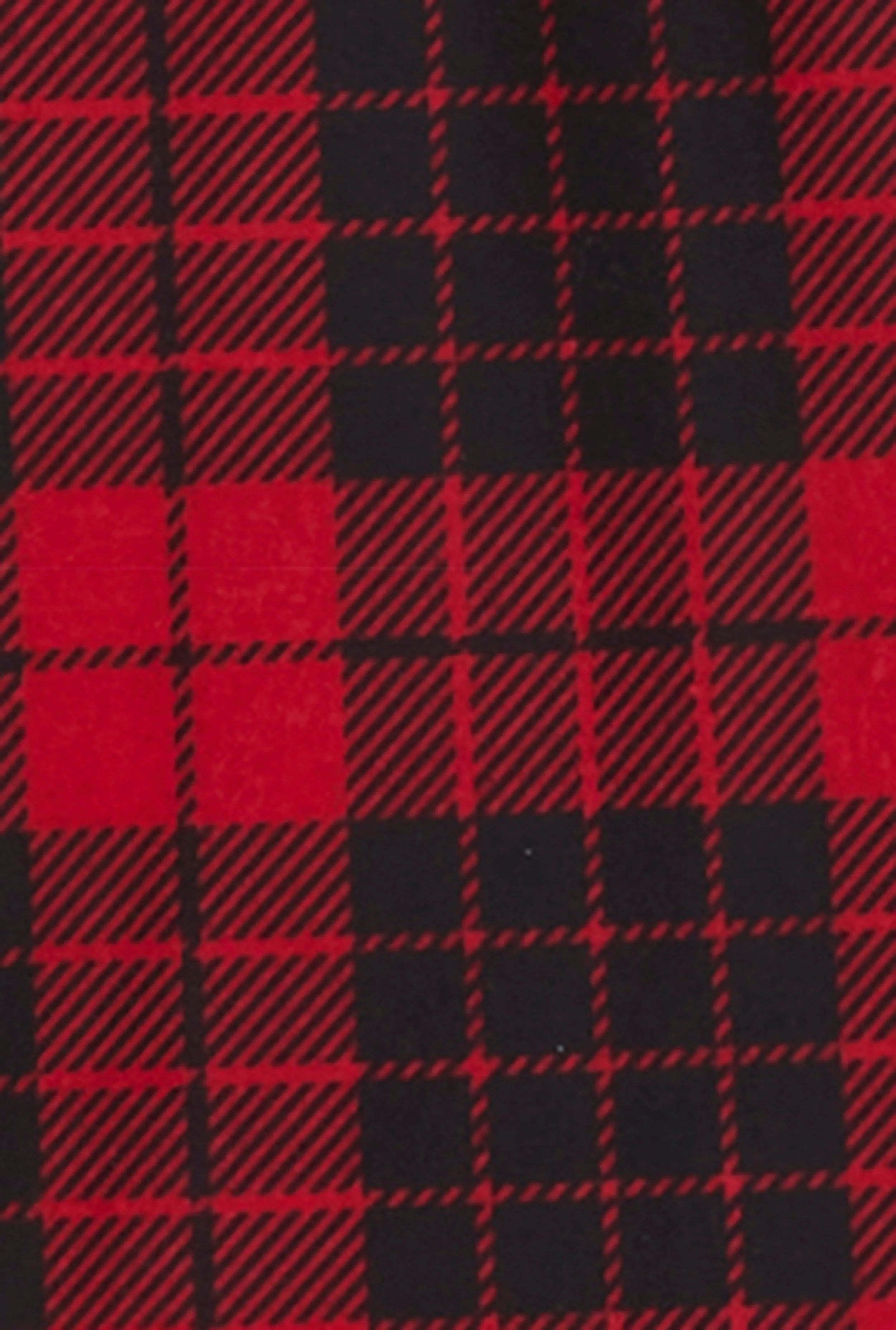 Plus Size Matching Buffalo Plaid Family Pajamas