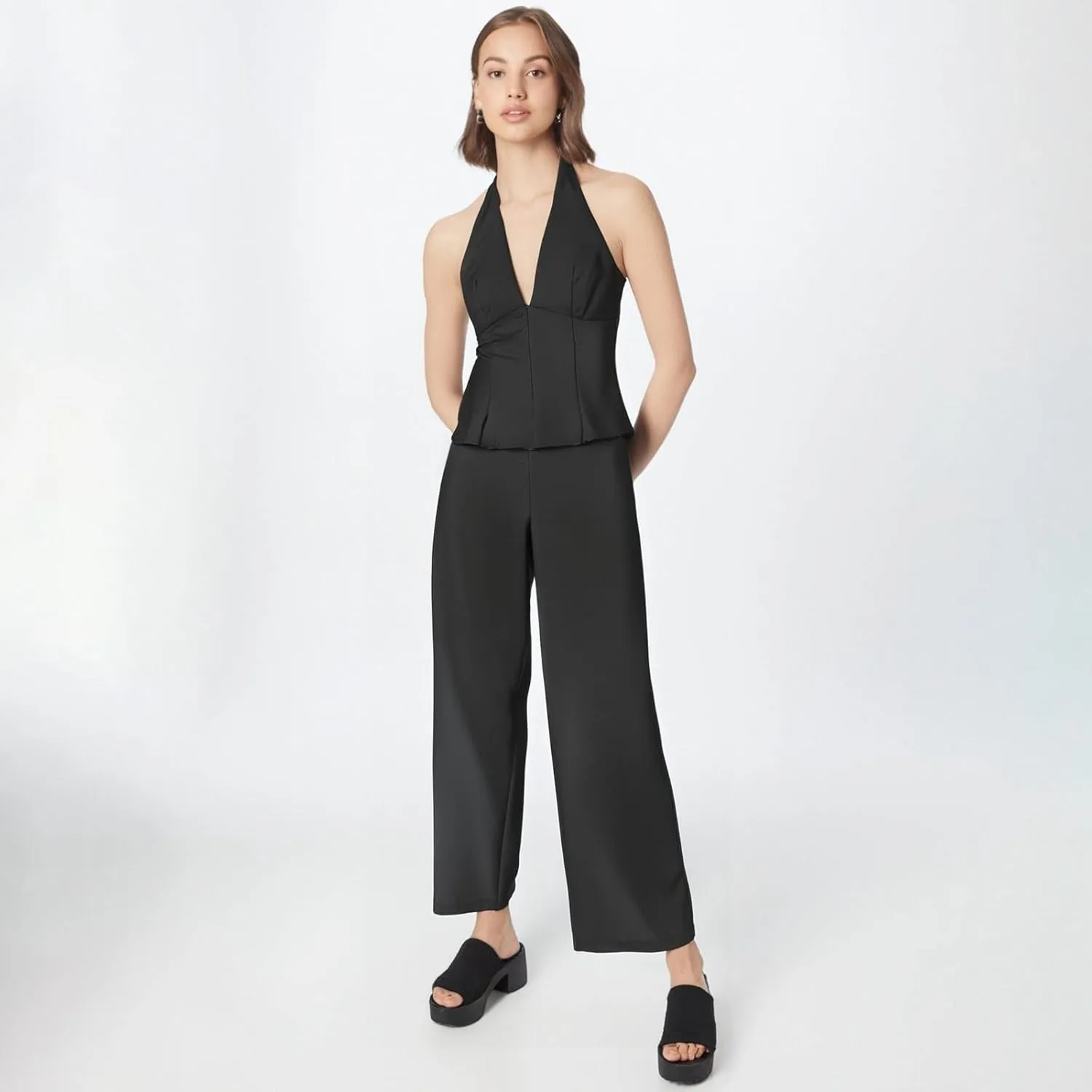 Plus Size Two Piece Sets for Women Summer Tracksuit Sets Short Sleeve Tops Long Pants Jogger Lounge Set with Pockets