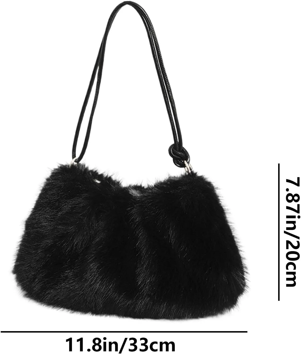 Plush Bag, Underarm Bag, Women Satchel Bag, Multipurpose Satchel, Soft and Comfortable Fabric Spacious Interior Fashionable and Trendy Adjustable Shoulder Strap Compact and Lightweight for Women