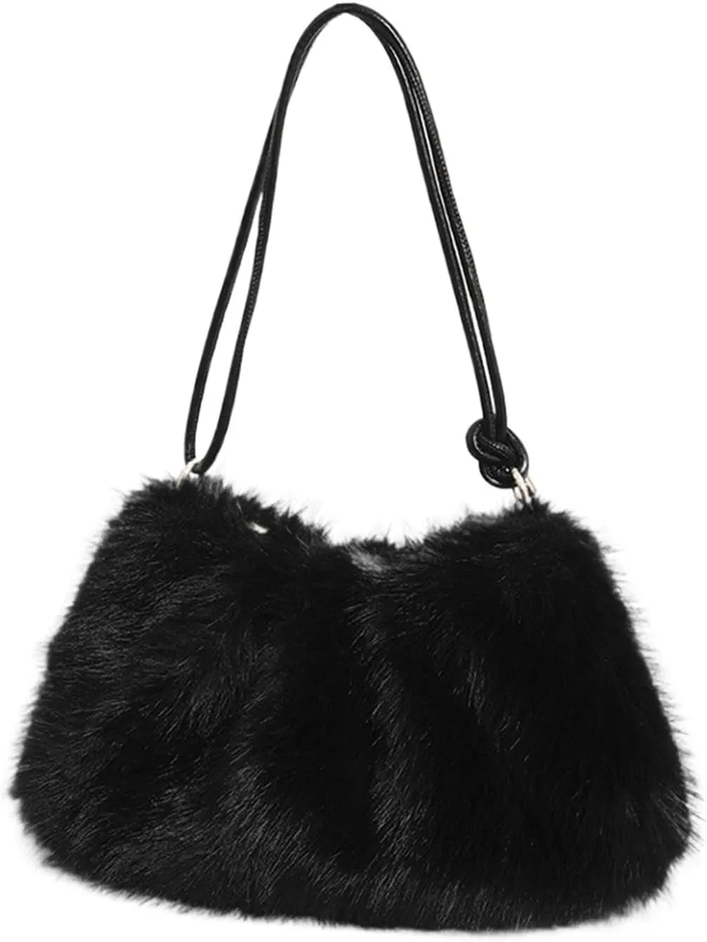 Plush Bag, Underarm Bag, Women Satchel Bag, Multipurpose Satchel, Soft and Comfortable Fabric Spacious Interior Fashionable and Trendy Adjustable Shoulder Strap Compact and Lightweight for Women