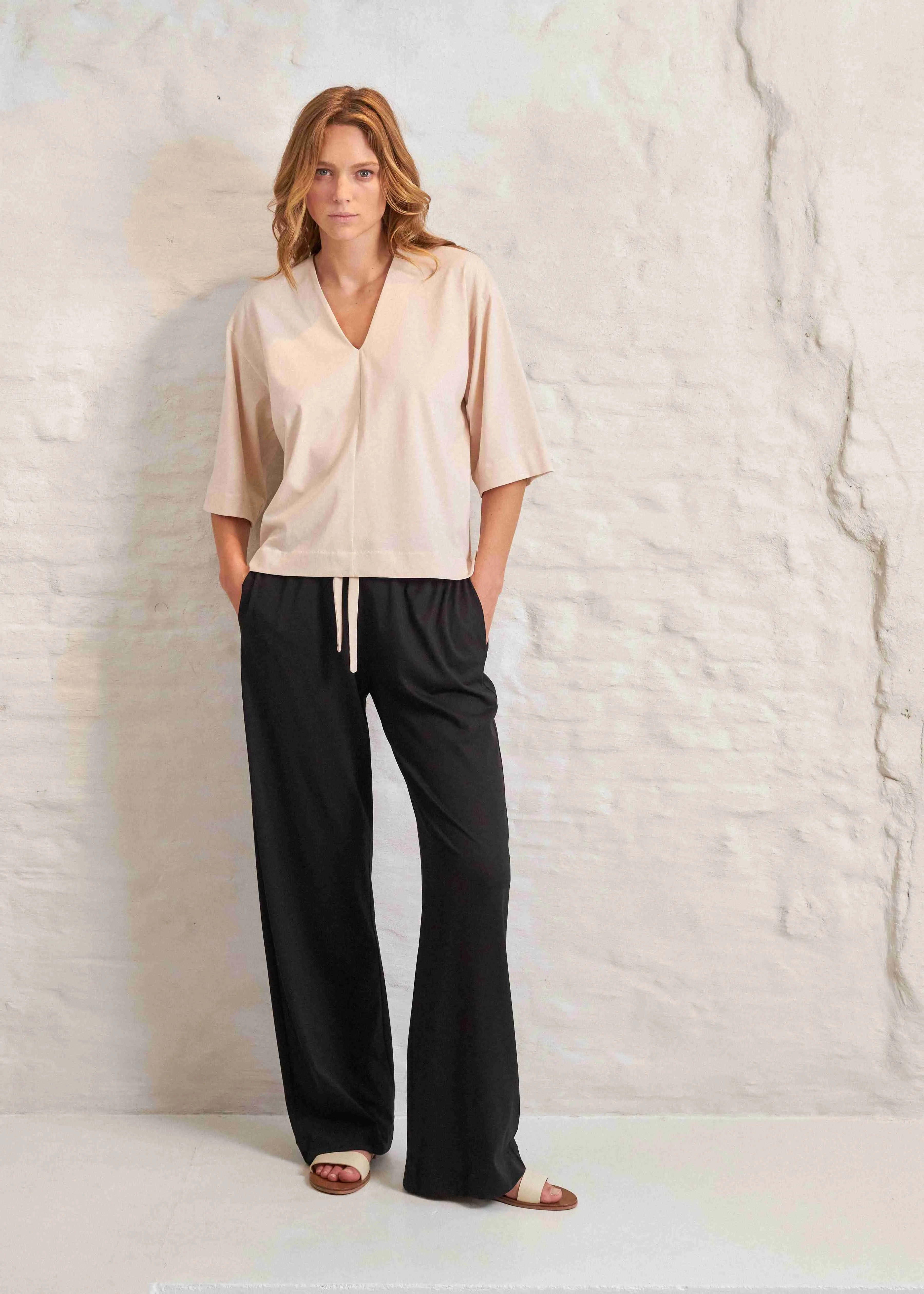 Pluto - Madike Cotton Pants | Black