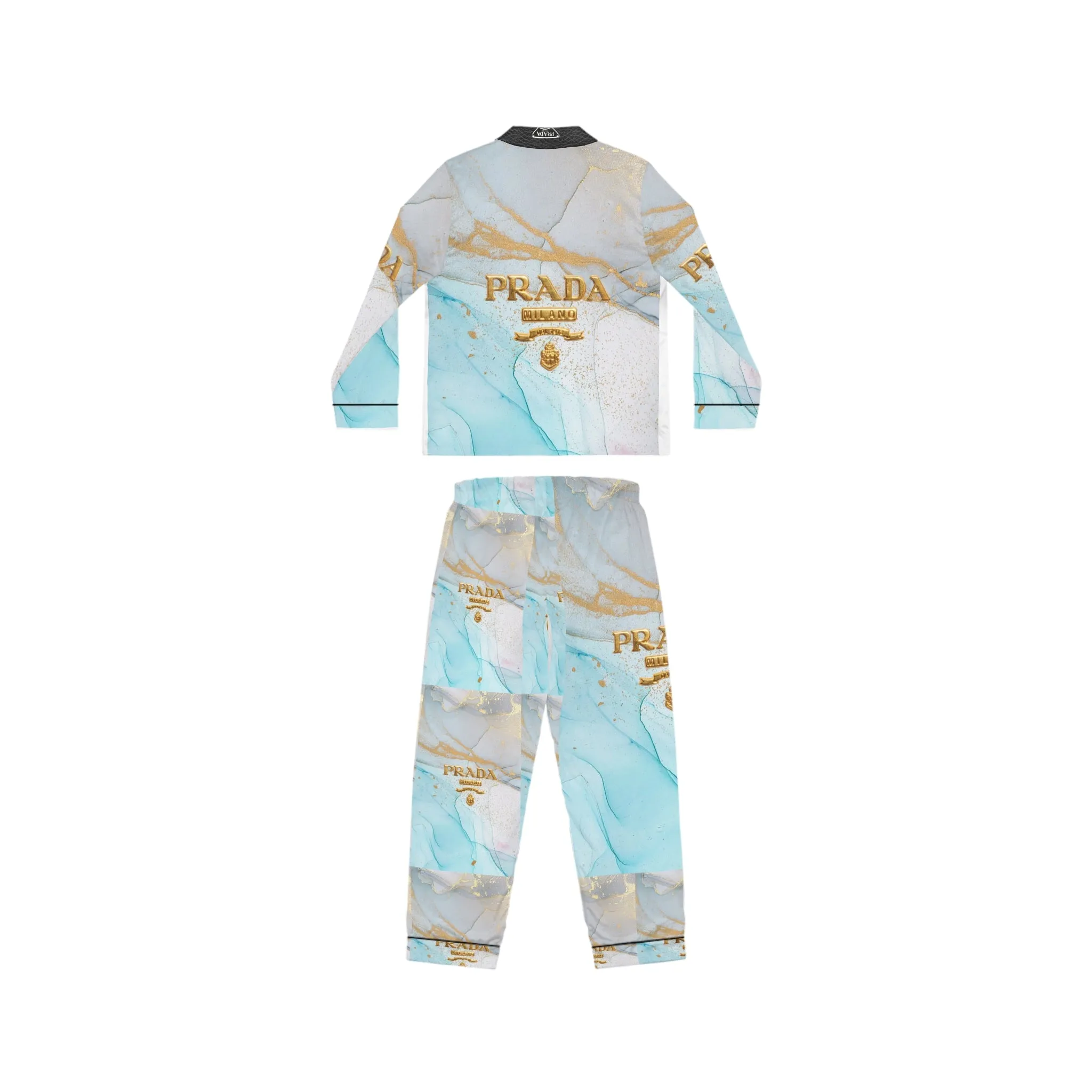 Prada Satin Pajamas Set