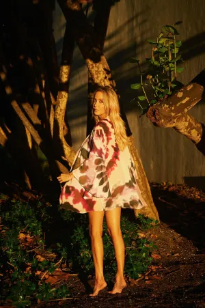 Pre-Order Nomade Kimono in Pink Tie-Dye