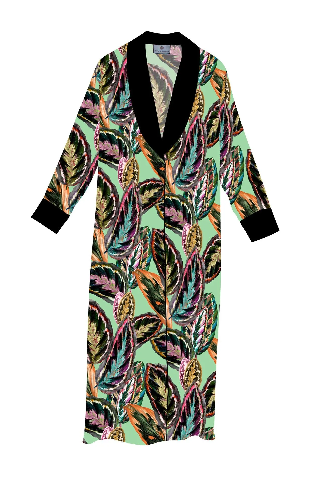 Printed Long Duster Robe
