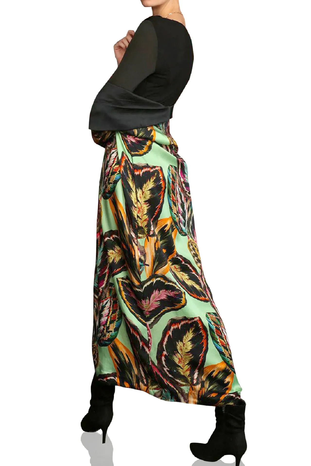 Printed Long Duster Robe