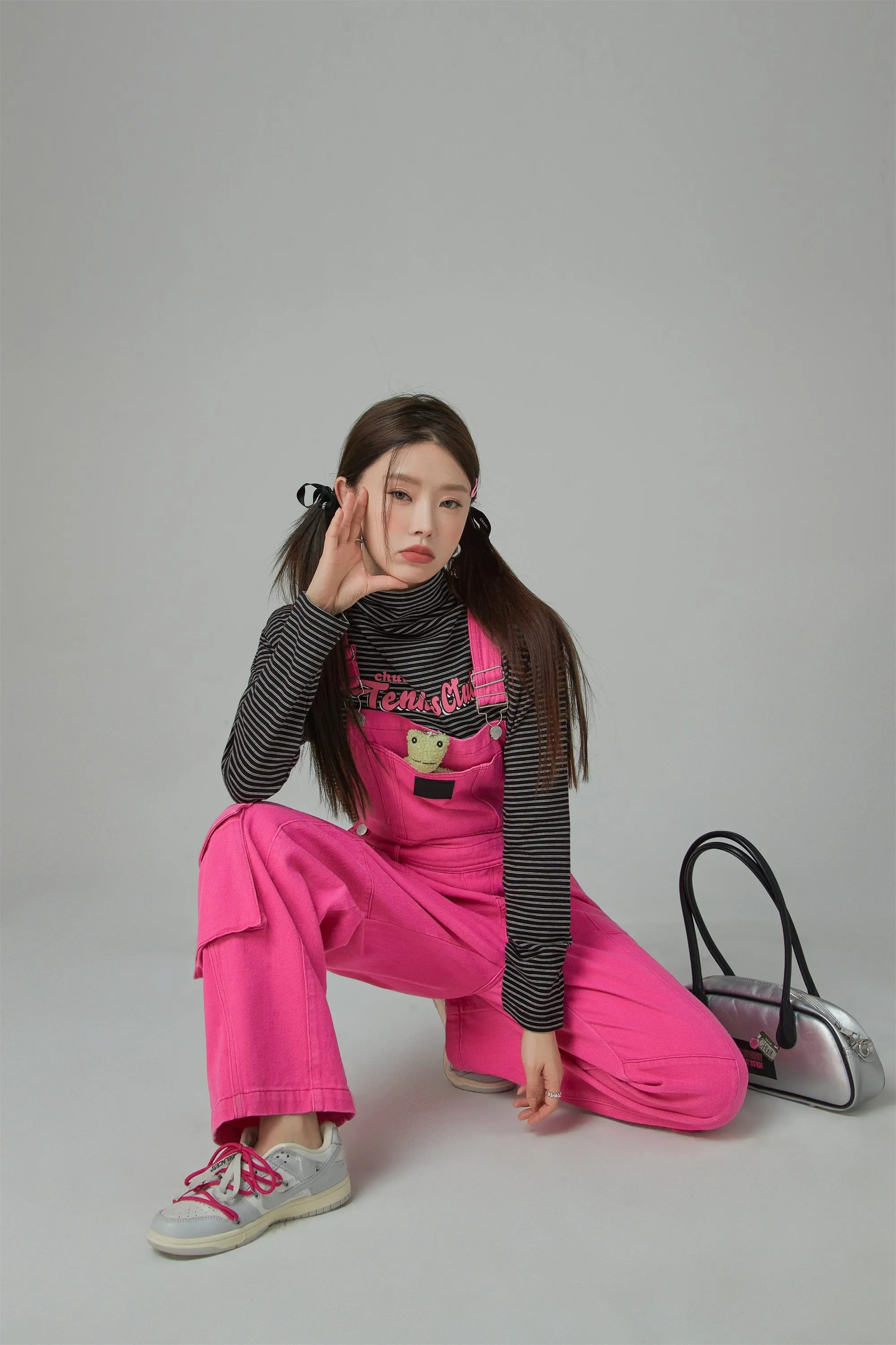 Promised Land Pocket Cotton Oversized Overalls