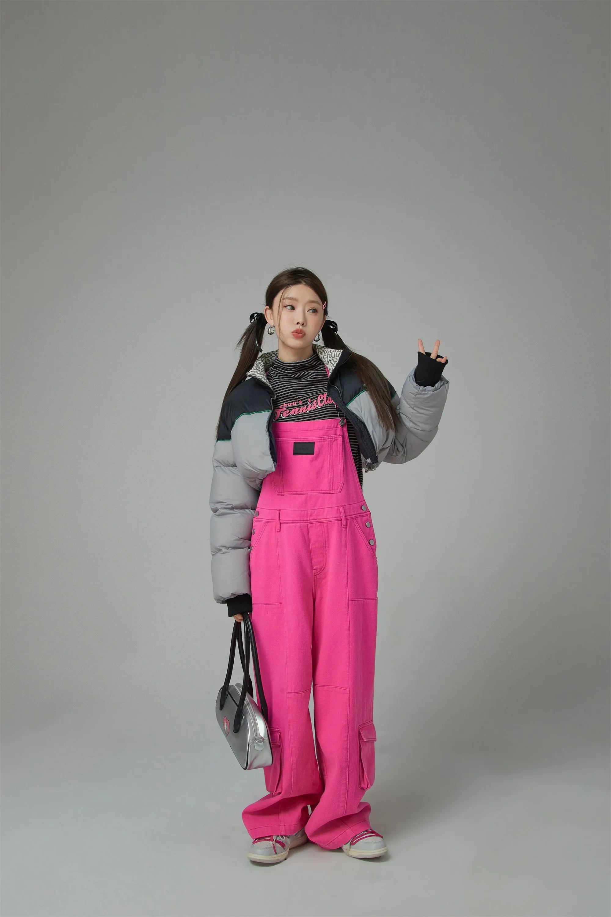 Promised Land Pocket Cotton Oversized Overalls