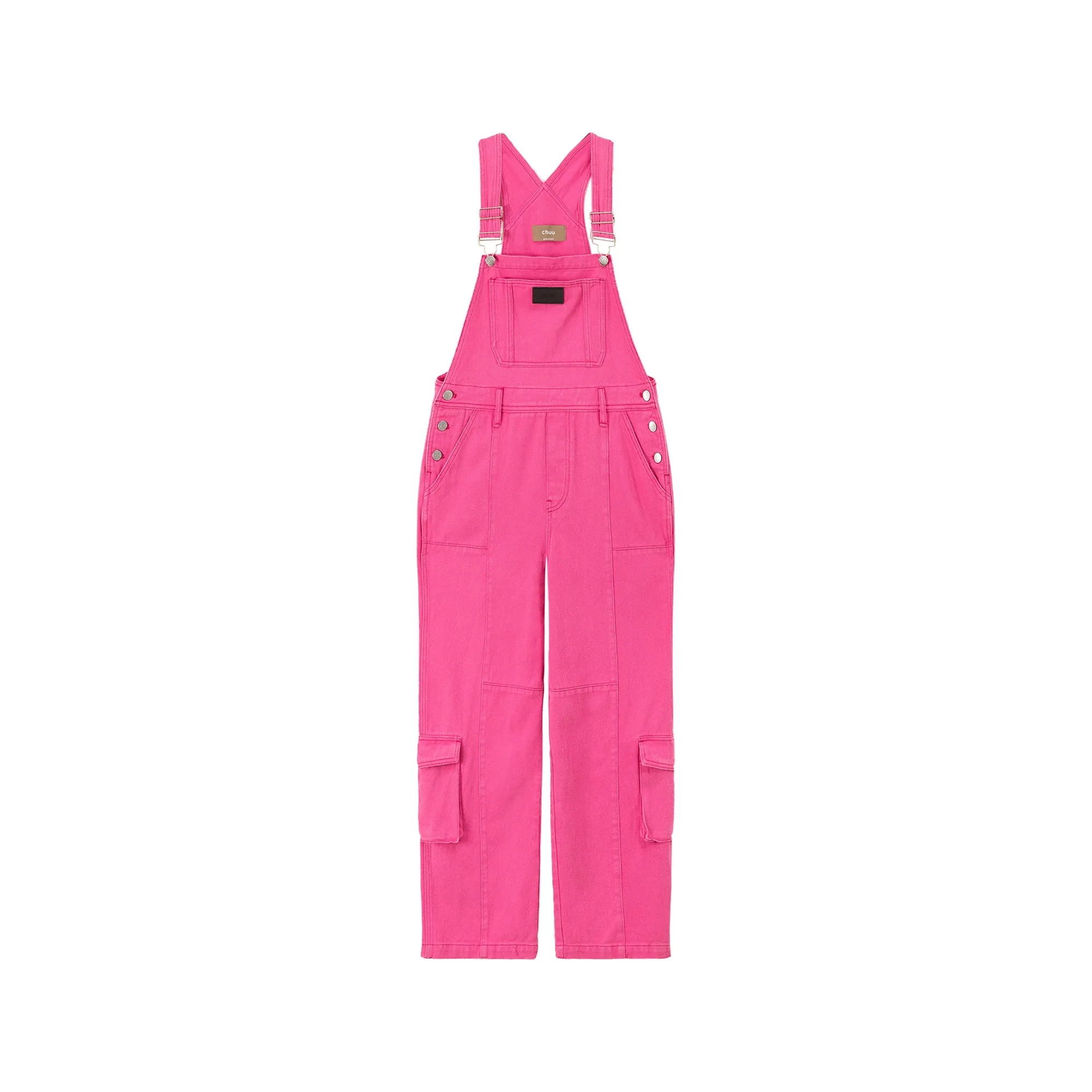 Promised Land Pocket Cotton Oversized Overalls