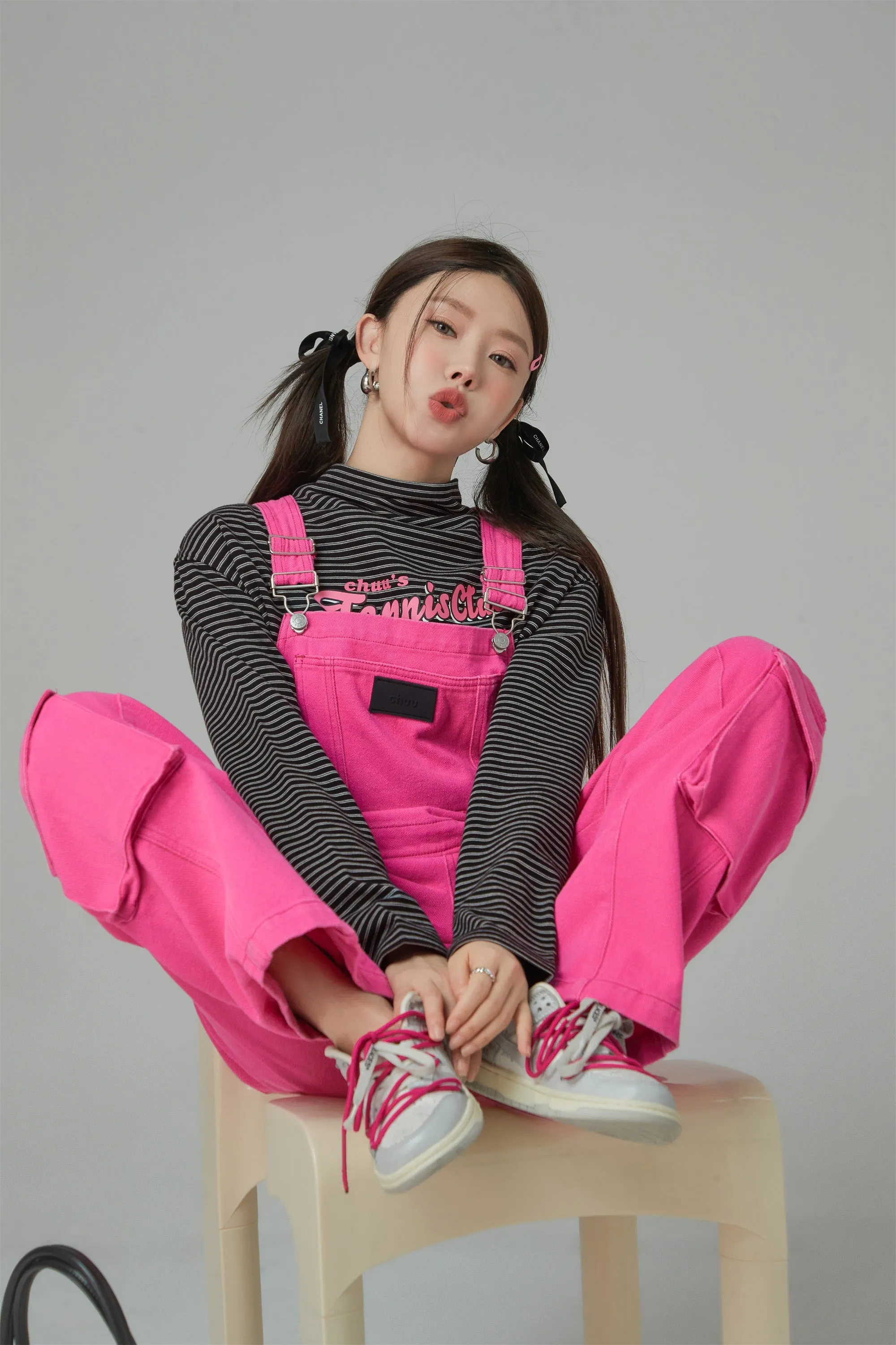 Promised Land Pocket Cotton Oversized Overalls