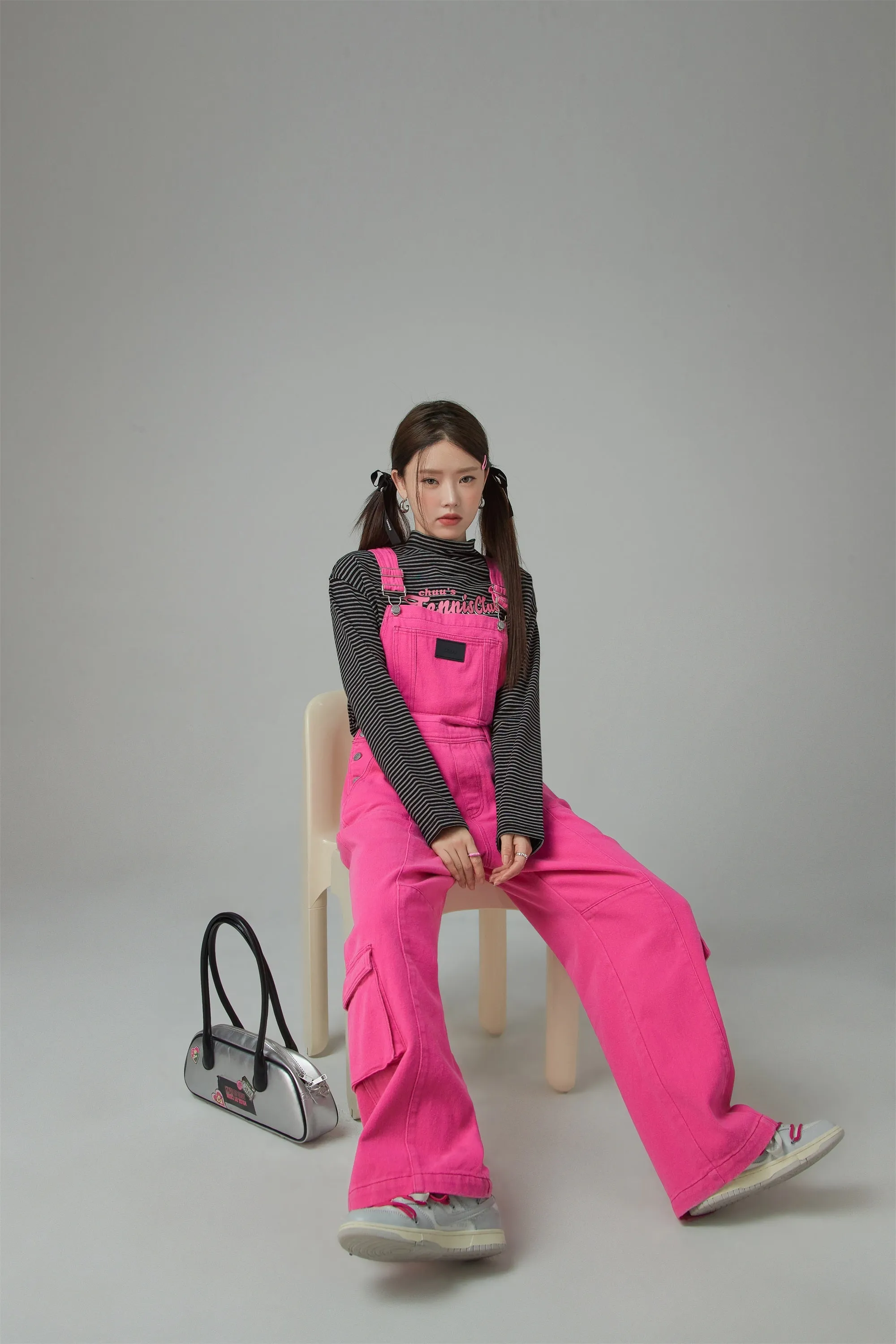 Promised Land Pocket Cotton Oversized Overalls