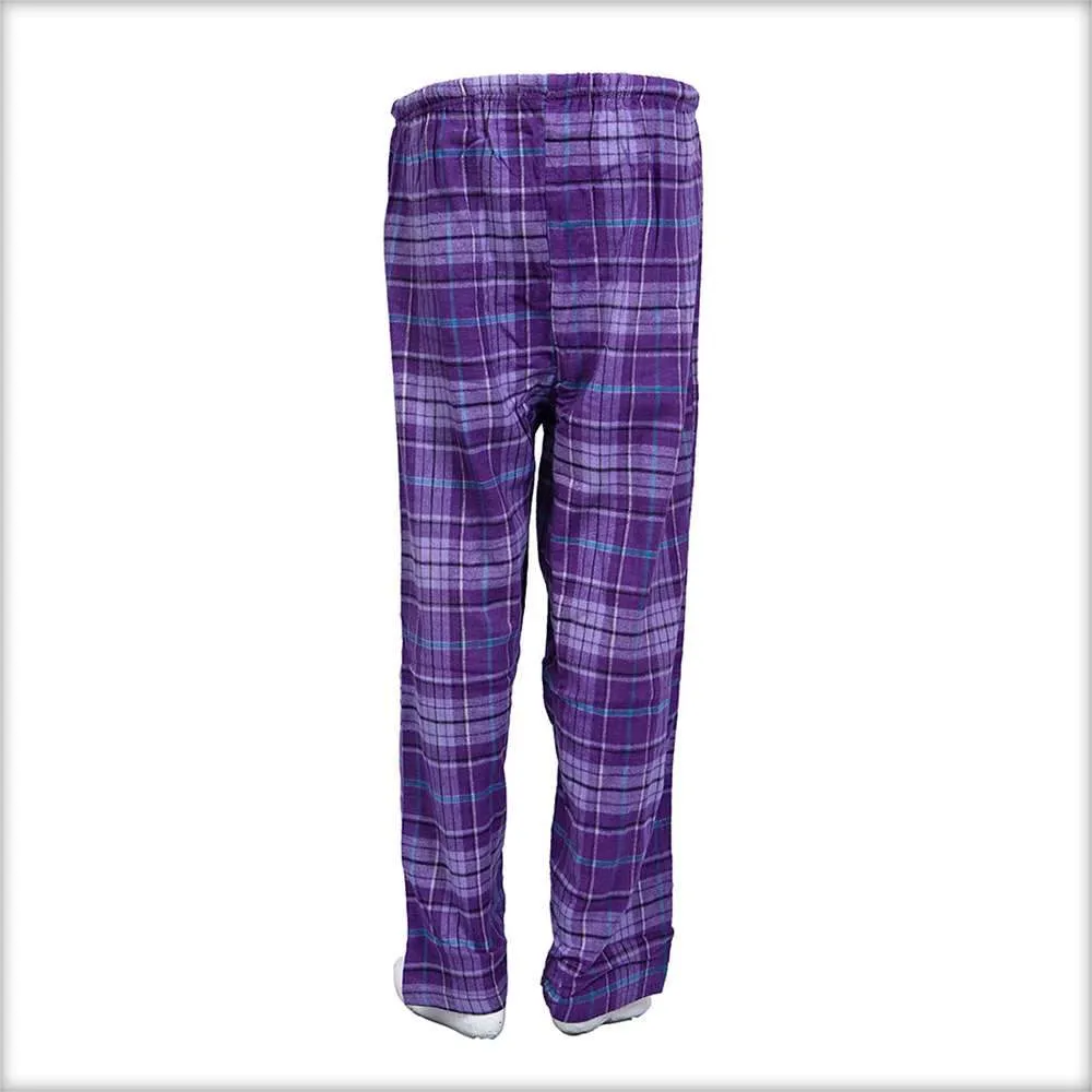 Purple Checkered Pajama For Women
