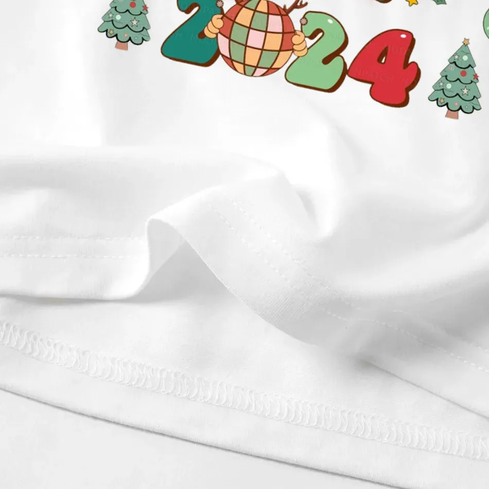 "Making Memories Together Christmas Crew 2024" Printed Green and Black Plaid Christmas Family Pajamas