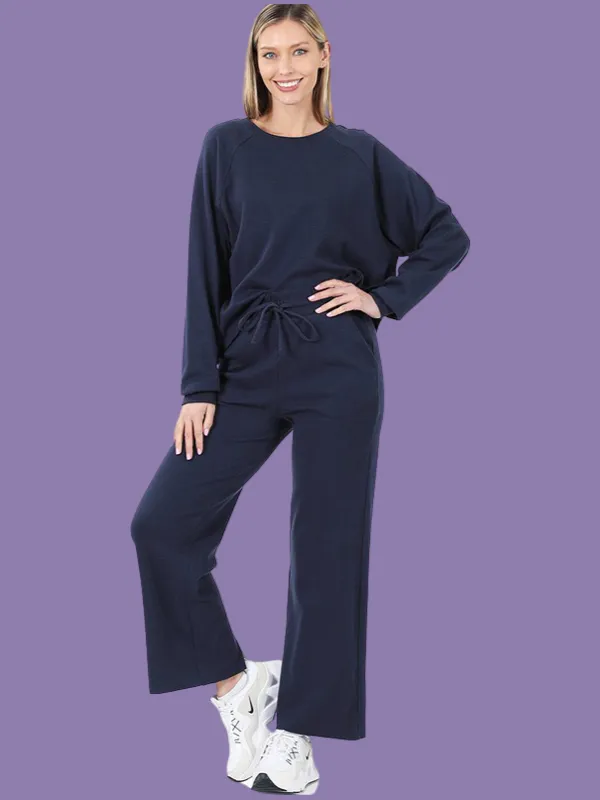 Raglan Sleeve  Lounge Wear Set