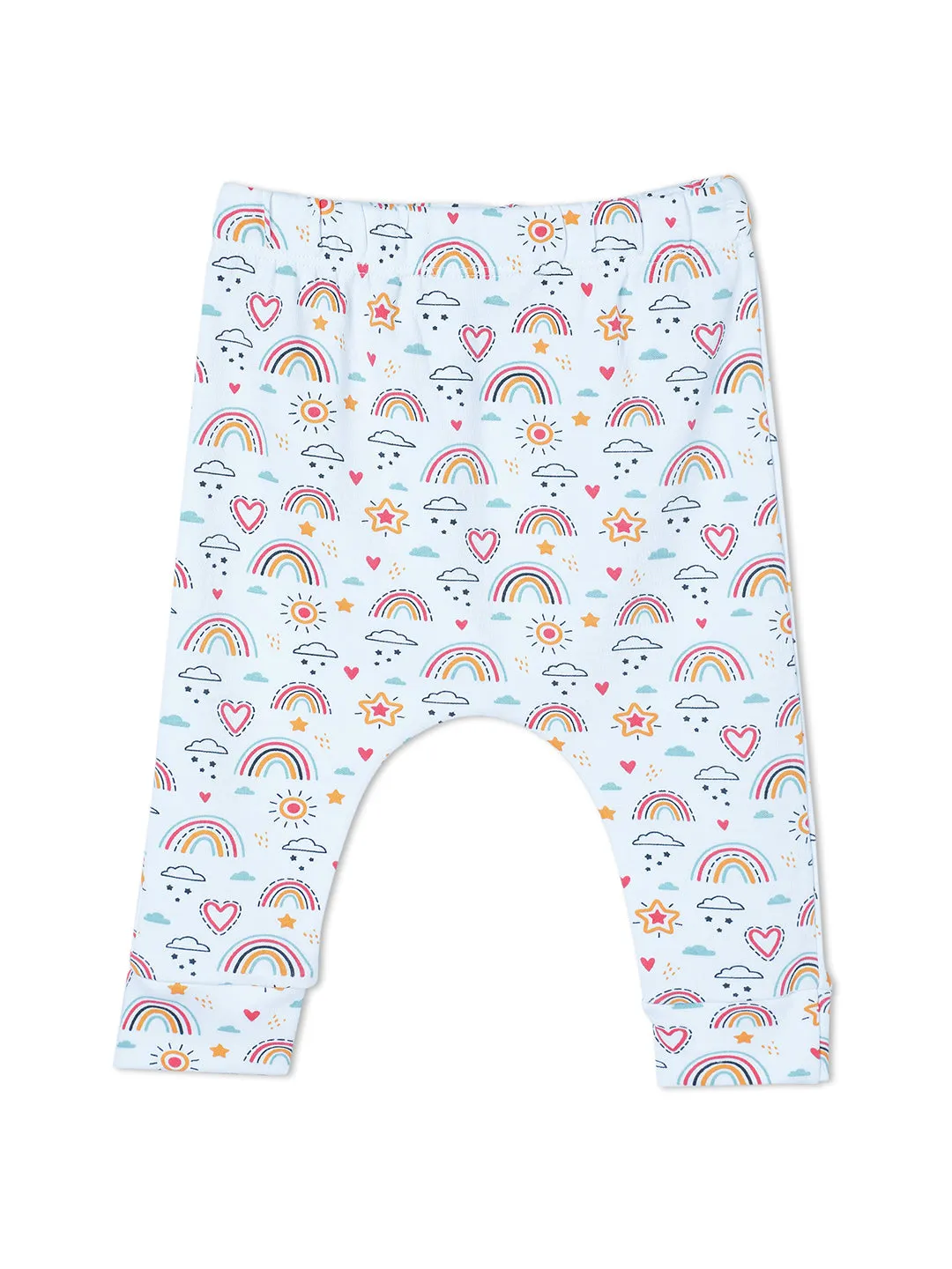 Rainbow Land Newborn and Infant Pajama Set