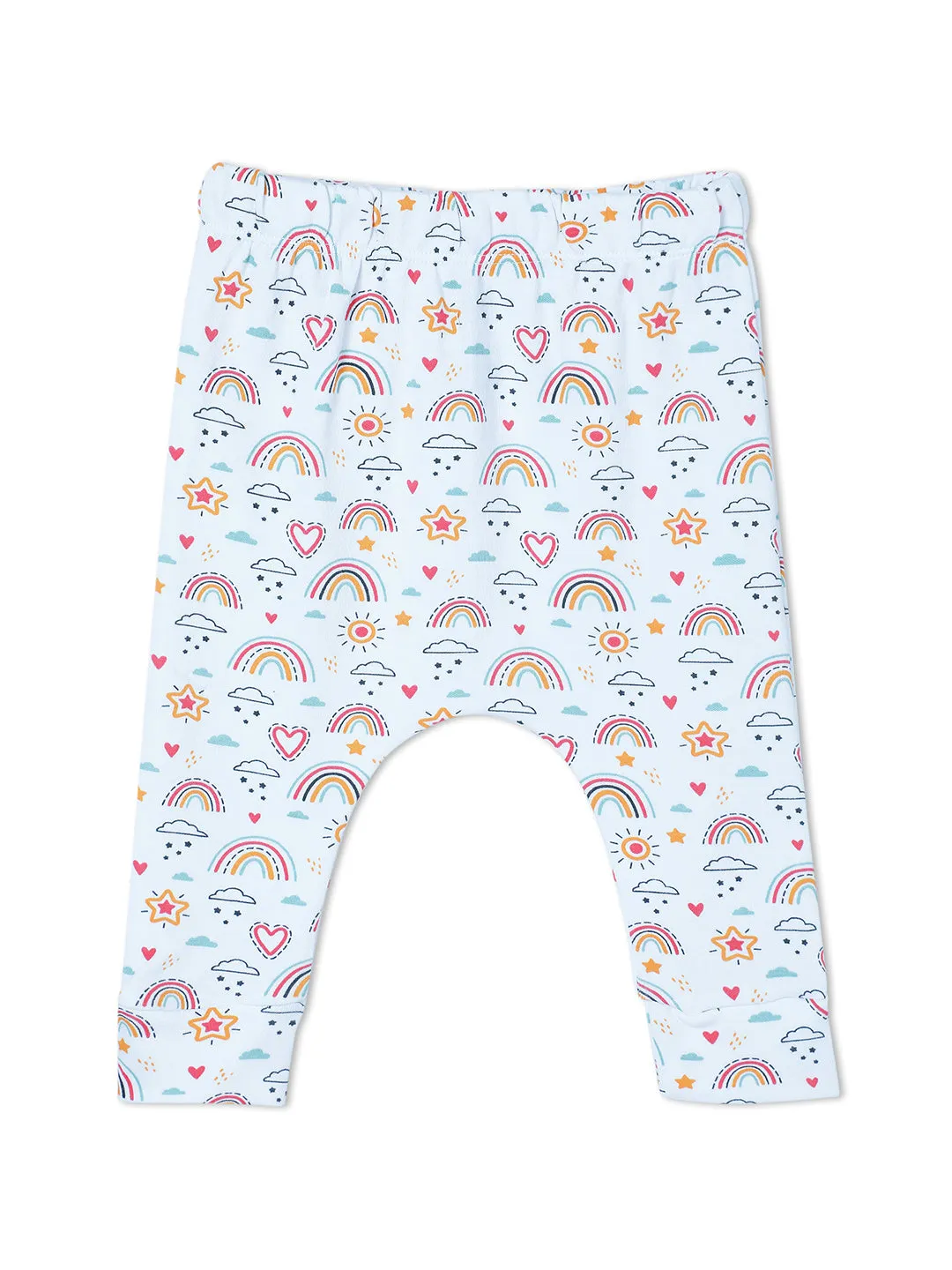 Rainbow Land Newborn and Infant Pajama Set