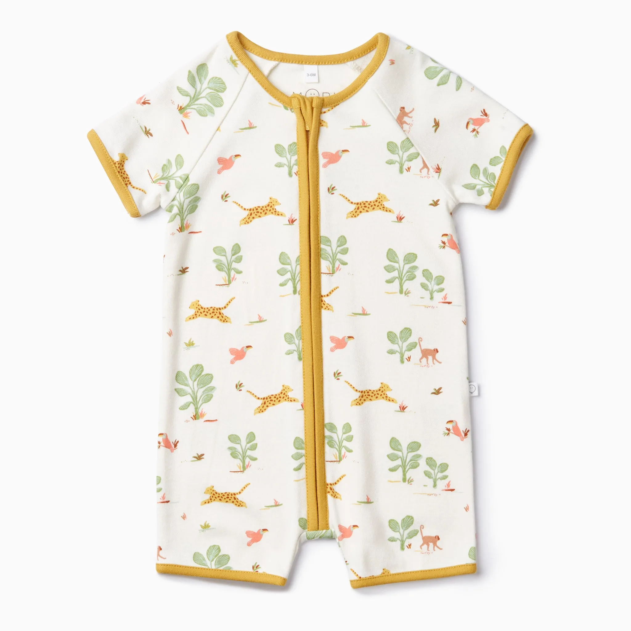 Rainforest Zip Summer Romper