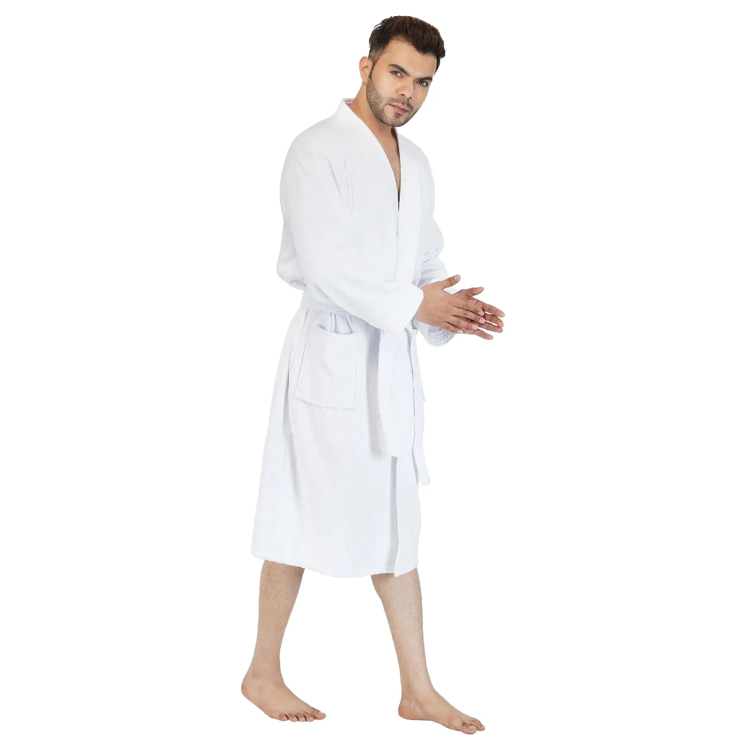 Rangoli Noble Cotton Adult Bathrobe for Men 400 GSM